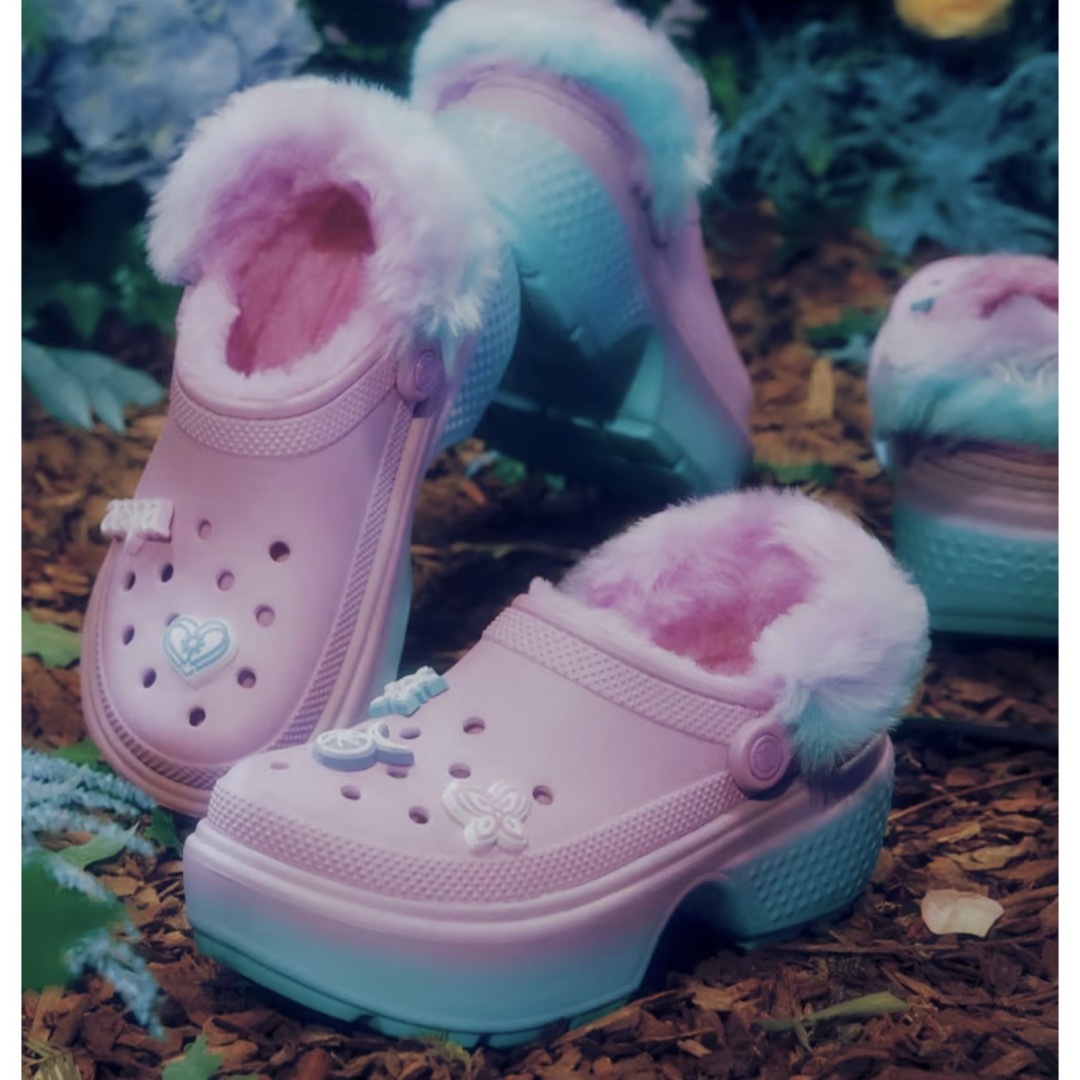 aespa×crocs 新品未使用 23cm トレカ付き