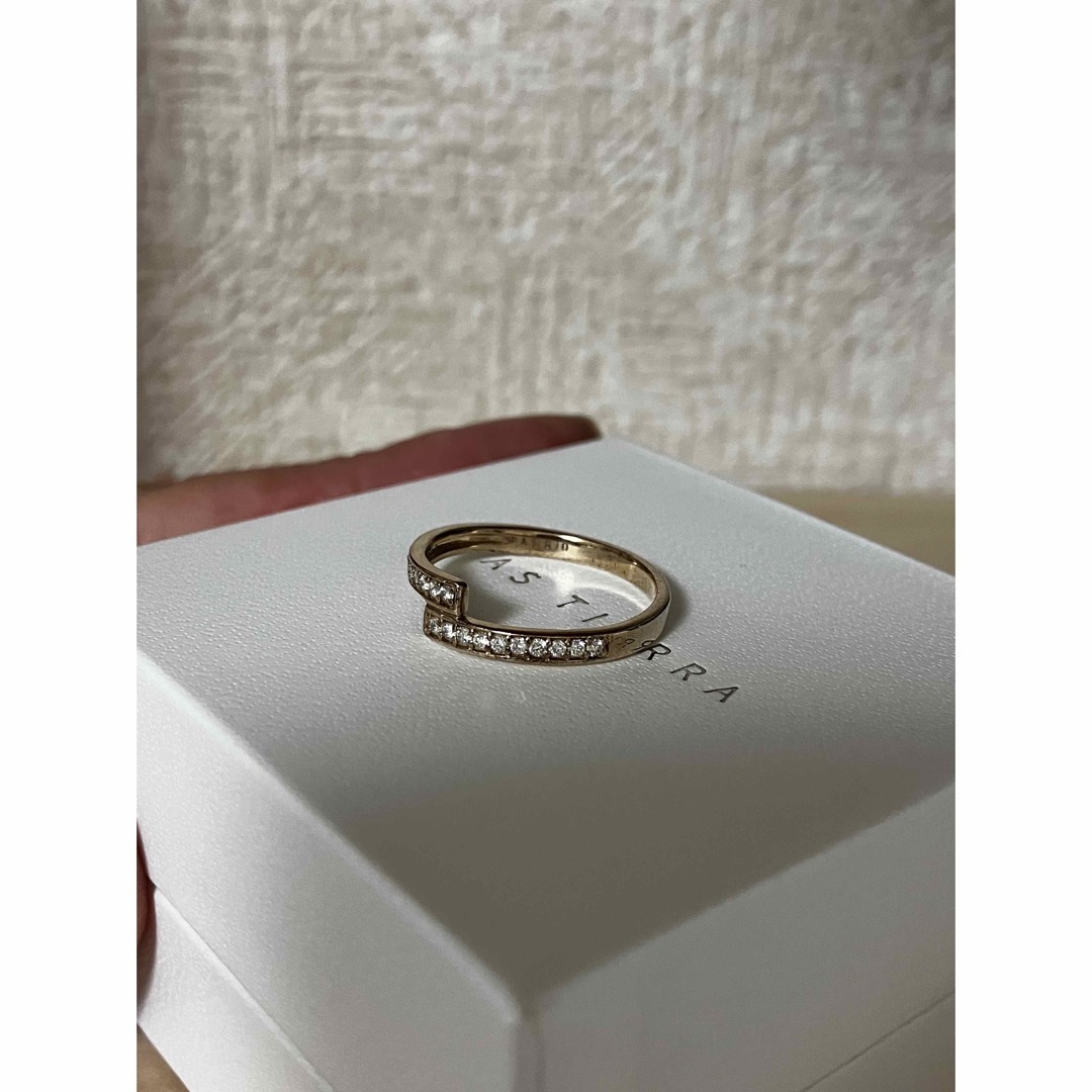 パティエラ　PAS TIERRA リング　k10 ダイヤモンド　エテ　好きなかた レディースのアクセサリー(リング(指輪))の商品写真