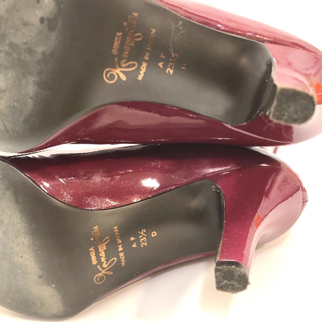 GINZA Kanematsu(ギンザカネマツ)の銀座カネマツ　ブーツ　エナメル　バックスキン　18671858 レディースの靴/シューズ(ブーツ)の商品写真