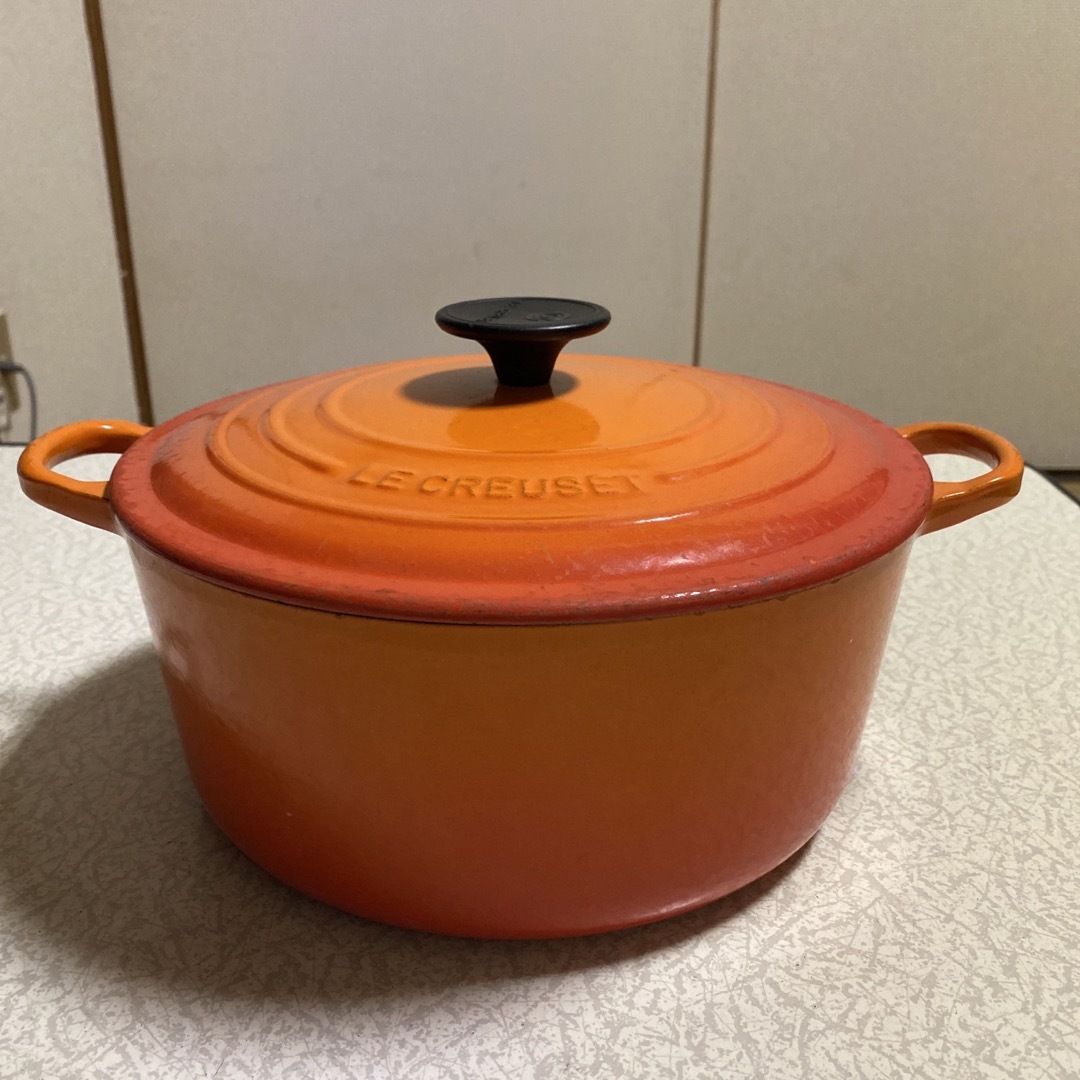 LE CREUSET - ル・クルーゼ両手鍋24cmフランス製の通販 by AK's shop