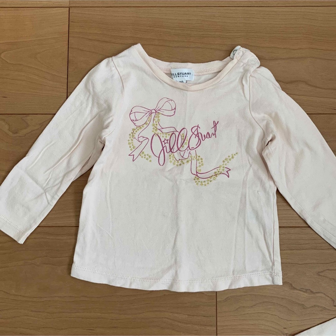 JILLSTUART(ジルスチュアート)のジルスチュアート　ロンT 双子 キッズ/ベビー/マタニティのキッズ服女の子用(90cm~)(Tシャツ/カットソー)の商品写真