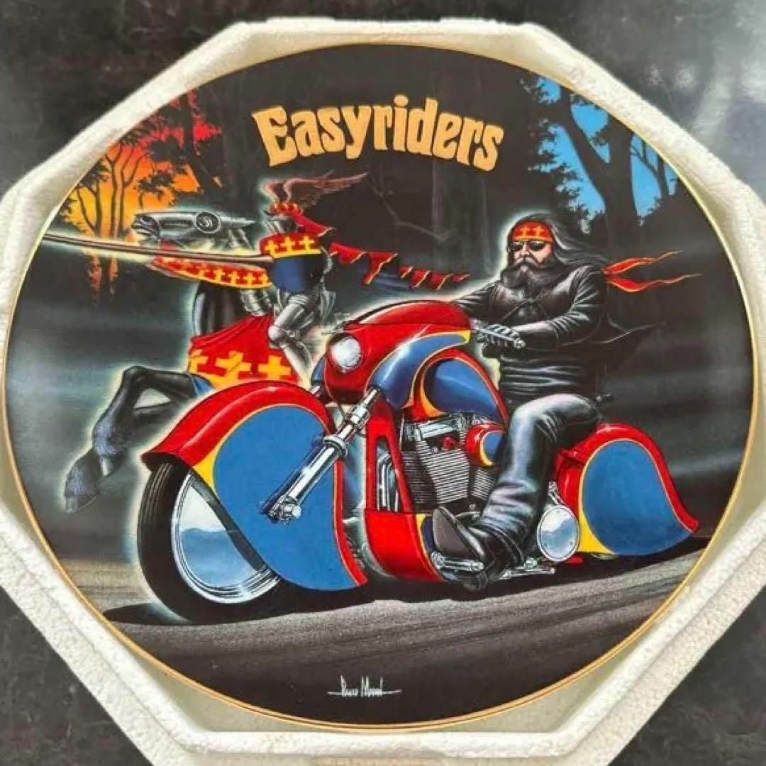 95年デビッドマン　イージーライダース　ビンテージプレート　飾り皿　陶器皿