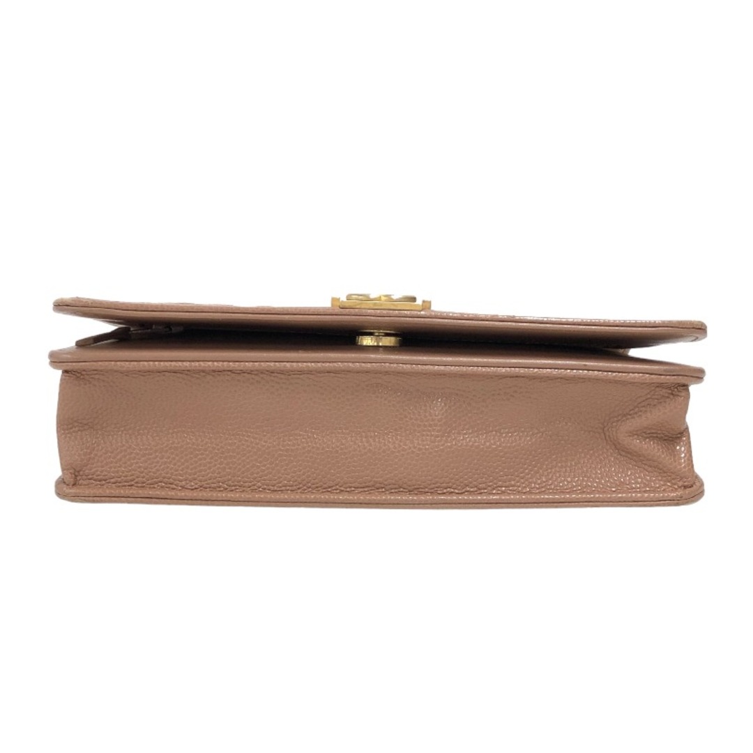 シャネル CHANEL ボーイシャネル チェーンウォレット AP1117 25 キャメル ゴールド金具 キャビアスキン レディース ショルダーバッグ