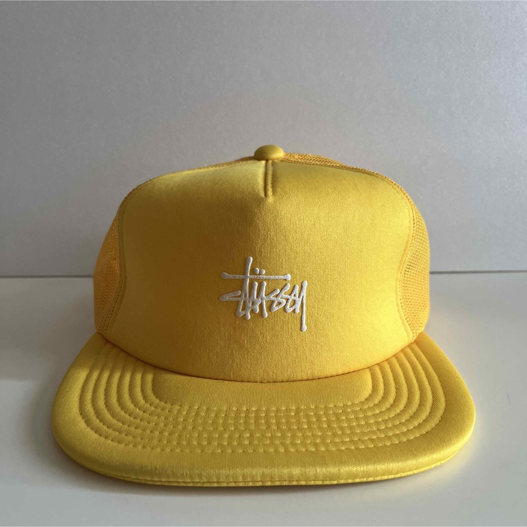 STUSSY(ステューシー)のStussy ステューシー メッシュキャップ イエロー 黄 メンズの帽子(キャップ)の商品写真