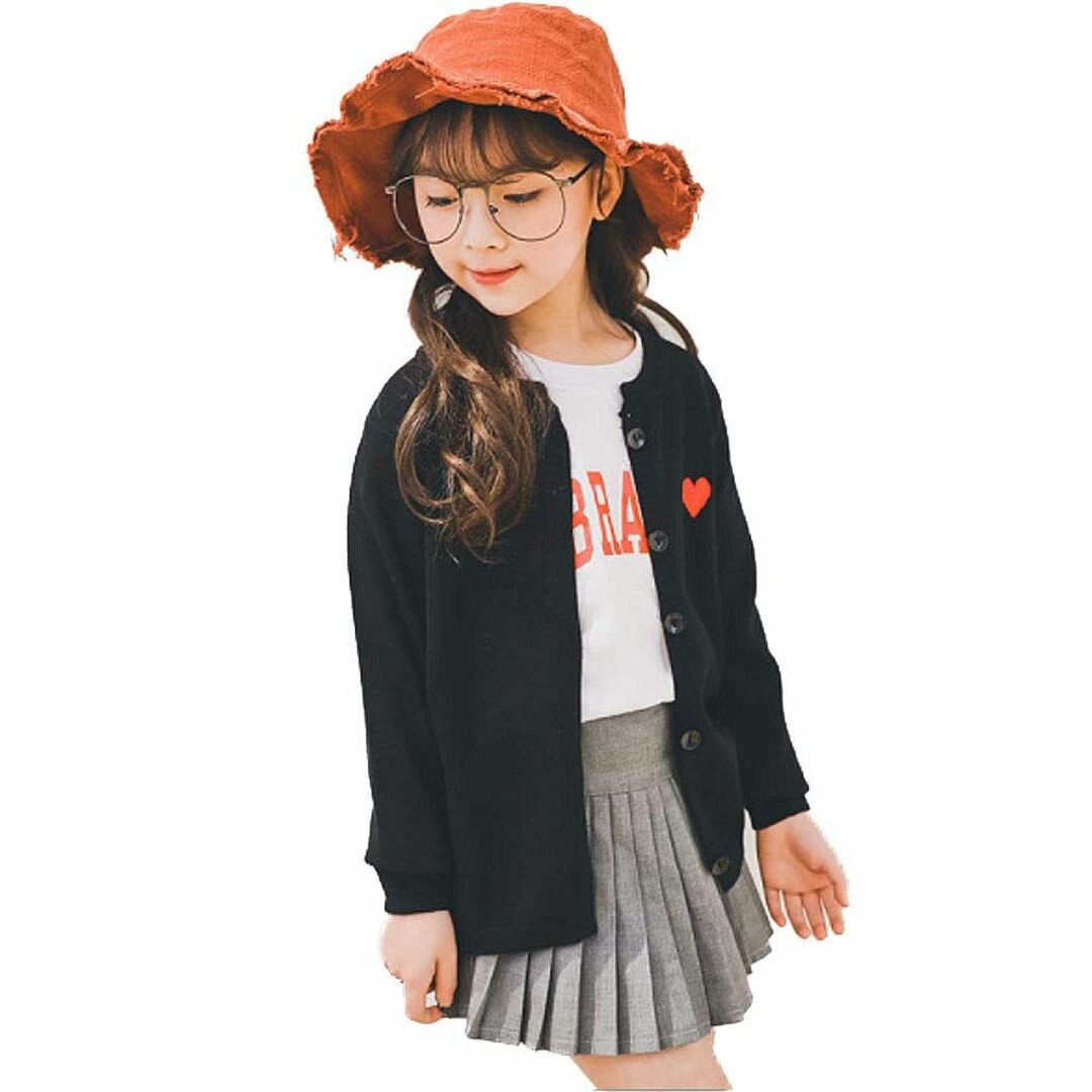 [ＶＩＡＬＥ] ビアーレ Ｕネック カーディガン 女の子 長袖 セーター 子供服