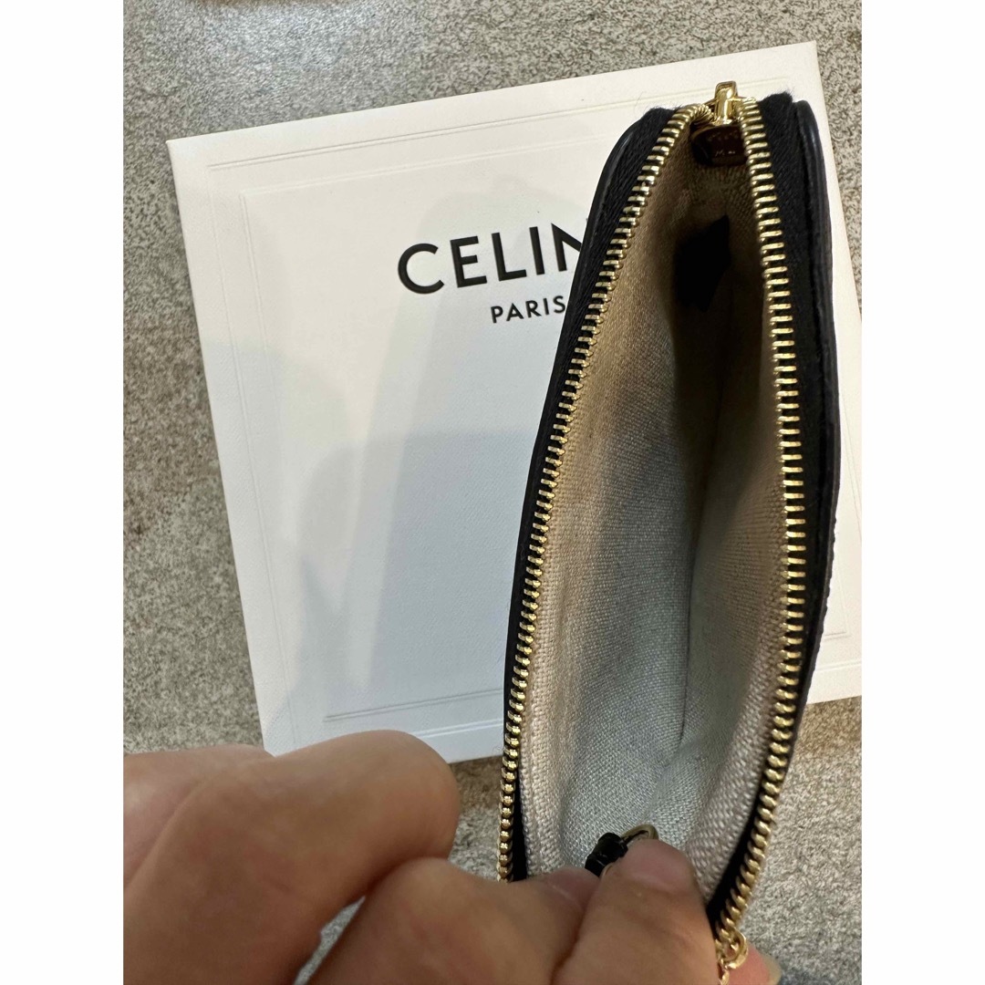週末限定値下げ CELINE キャンバス ミニ財布 カード コインケース