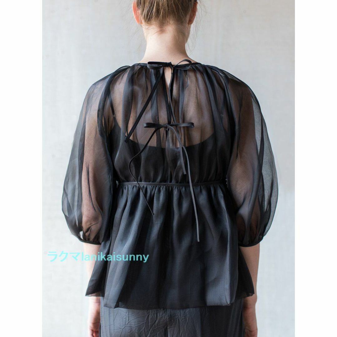 CECILIE BAHNSEN パフスリーブブラウス AMO TOP