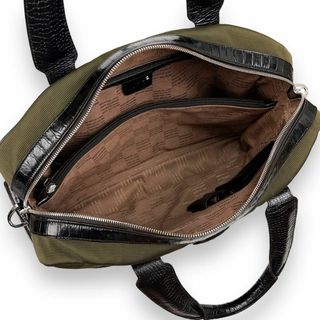 MONTBLANC - MONTBLANC モンブラン クロコ型押し ボストンバッグ