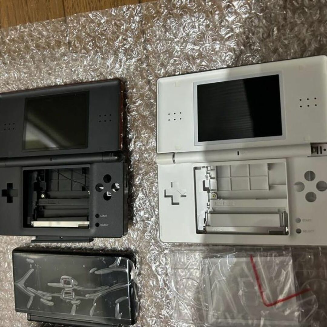 ジャンク　任天堂 DS Lite クリムゾンブラック ホワイト 本体のみ