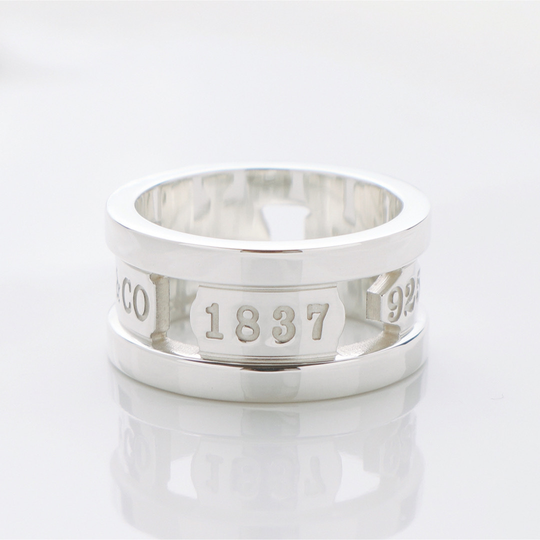 極美品 ティファニー 1837 エレメント リング 925 指輪 8.5号