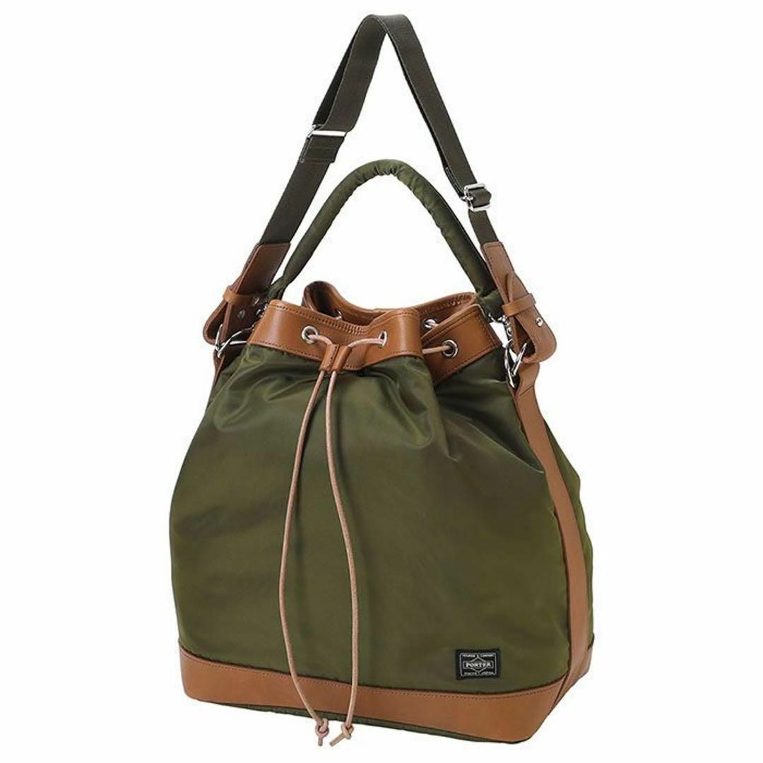 PORTER ドローストリングバッグL 381-04800 巾着 カーキ | フリマアプリ ラクマ
