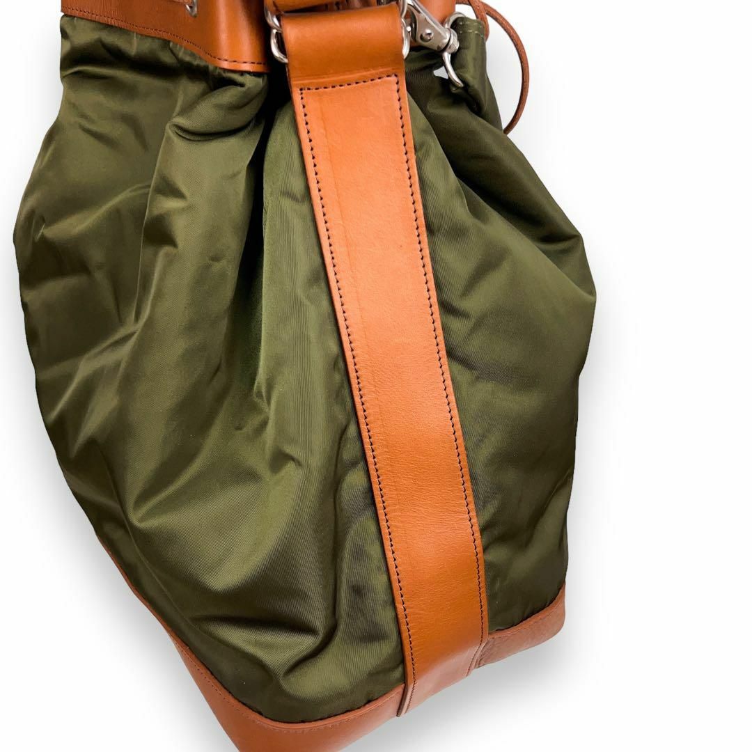 PORTER ドローストリングバッグL 381-04800 巾着 カーキ