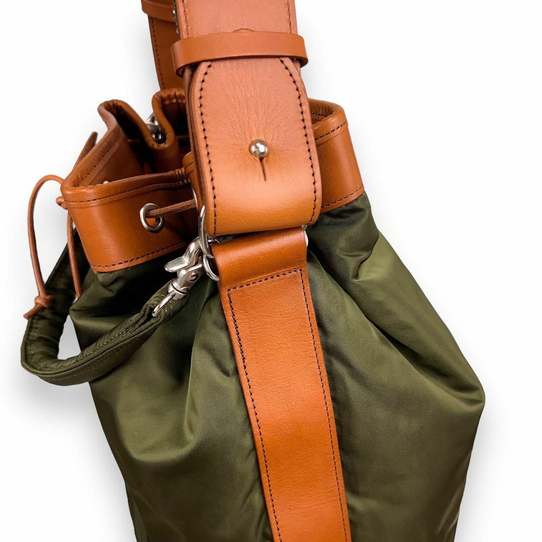 PORTER ドローストリングバッグL 381-04800 巾着 カーキ