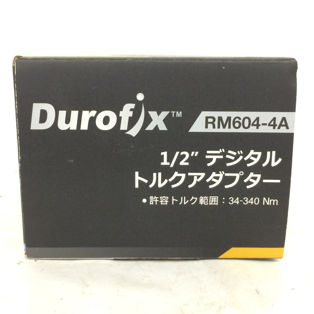 Durofix 1/2” デジタルトルクアダプタ アングル機能付 34～340N・m RM604-4A 未開封品 3