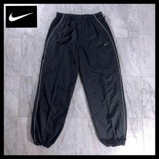 00s  NIKE テック ナイロン カーゴ パンツ 黒  y2k XL