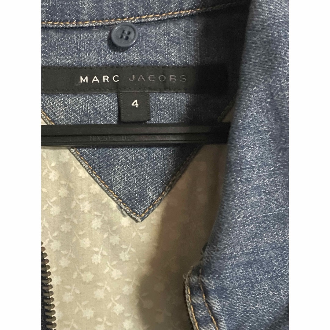 MARC JACOBS(マークジェイコブス)のMARC JACOBS  ラビットファーデニムジャケット レディースのジャケット/アウター(Gジャン/デニムジャケット)の商品写真