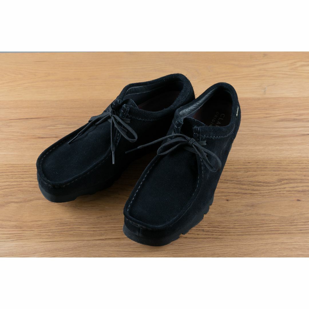 Clarks(クラークス)のWallabee GTX / メンズワラビーゴアテックス （ブラックスエード） メンズの靴/シューズ(スリッポン/モカシン)の商品写真