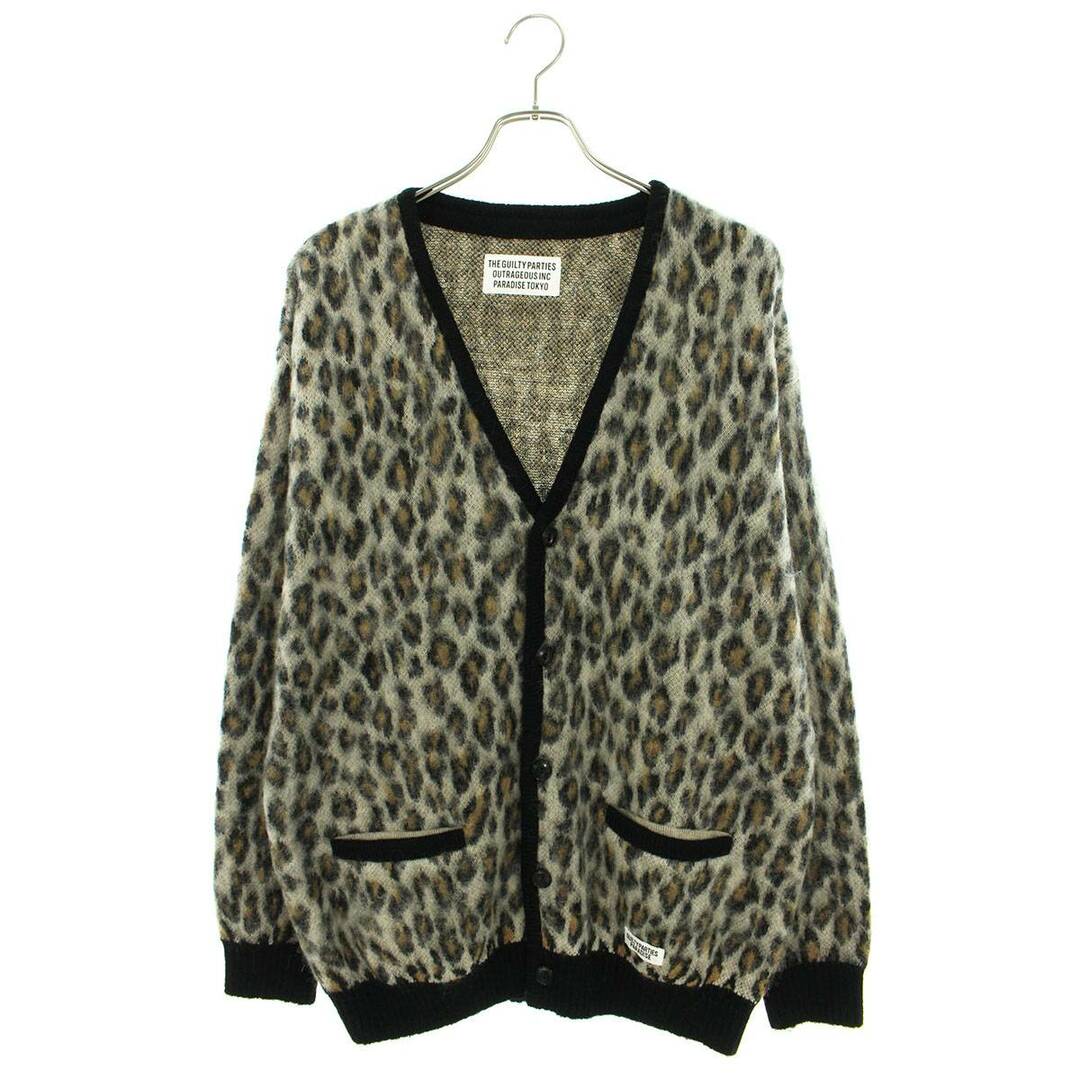 WACKO MARIA - ワコマリア LEOPARD MOHAIR KNIT JACQUARD CARDIGAN