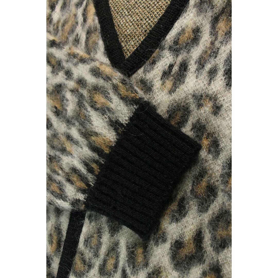WACKO MARIA - ワコマリア LEOPARD MOHAIR KNIT JACQUARD CARDIGAN