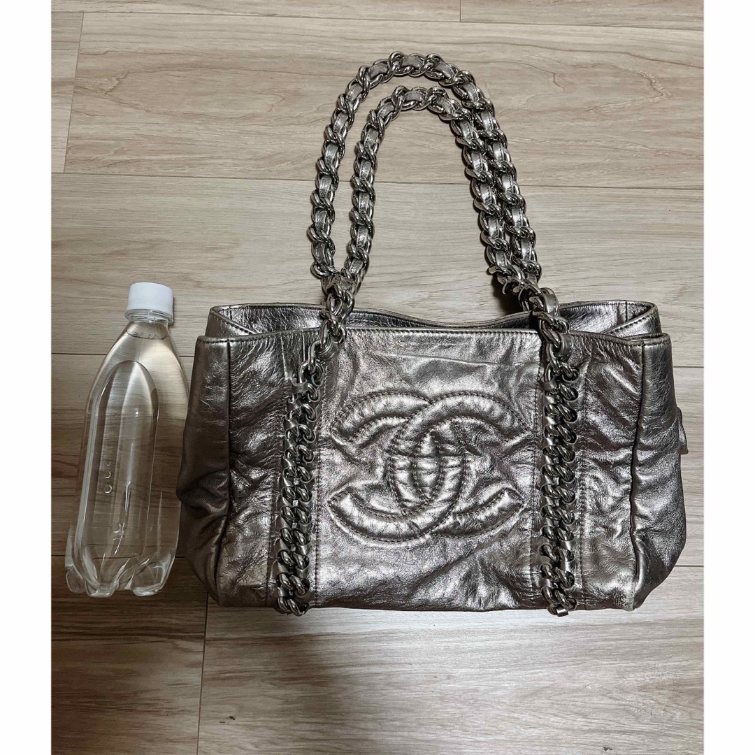 シャネル チェーン ショルダーバッグ CHANEL シルバー