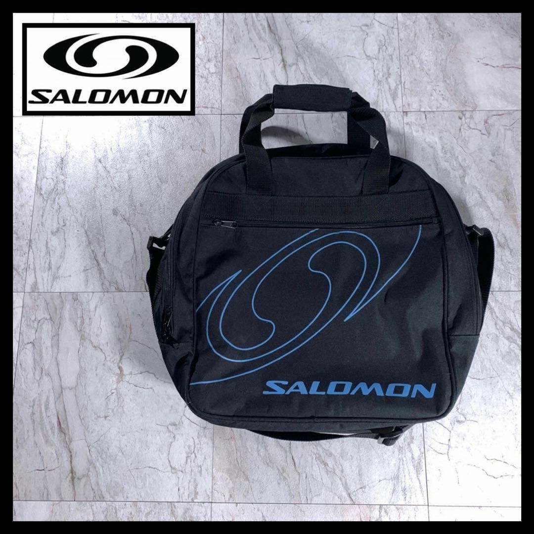 90s 00s 旧ロゴ SALOMON テック ショルダー バッグy2k 黒