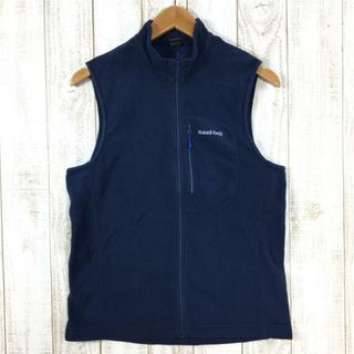 モンベル(mont bell)のMENs M  モンベル シャミース ベスト フリース MONTBELL 1104985 ネイビー系(その他)