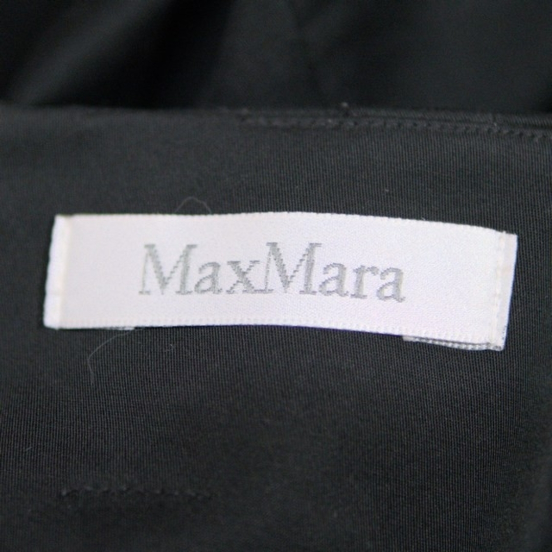 Max Mara(マックスマーラ)の美品 マックスマーラ タイト スカート 膝丈 リボンベルト MAX MARA 黒 レディースのスカート(ひざ丈スカート)の商品写真