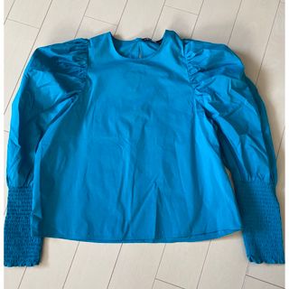 ザラ(ZARA)のZARA パワショルダーブラウス　美品(シャツ/ブラウス(長袖/七分))