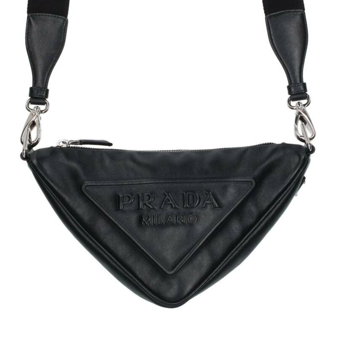 PRADA - プラダ 1BH190 ポーチ付きエンボスロゴトライアングル