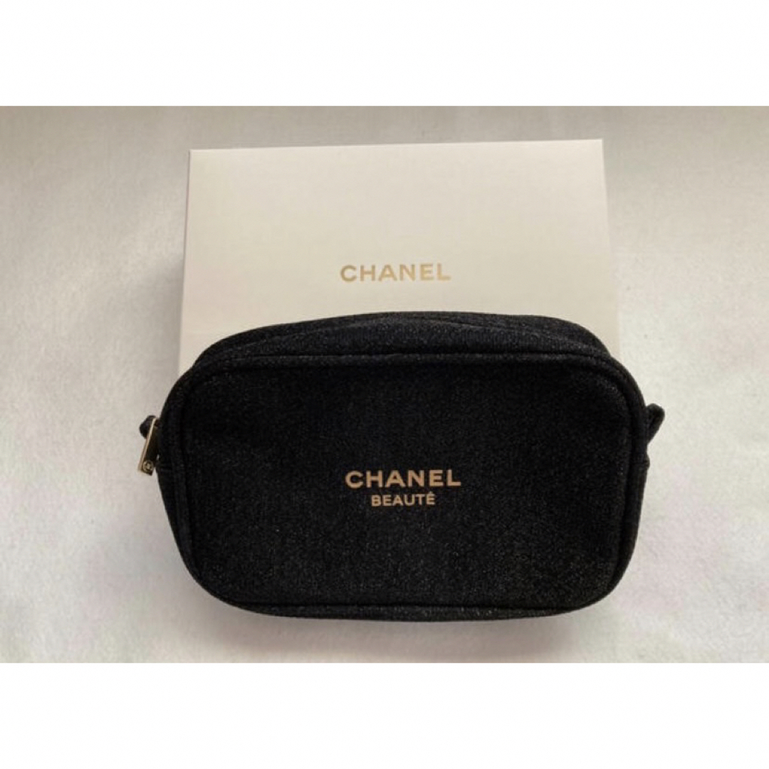 CHANEL★シャネル★黒い保存ポーチ付き★お財布★新品未使用