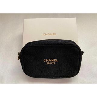 ファッション小物【新品】CHANEL シャネル ノベルティポーチ ラメ入り