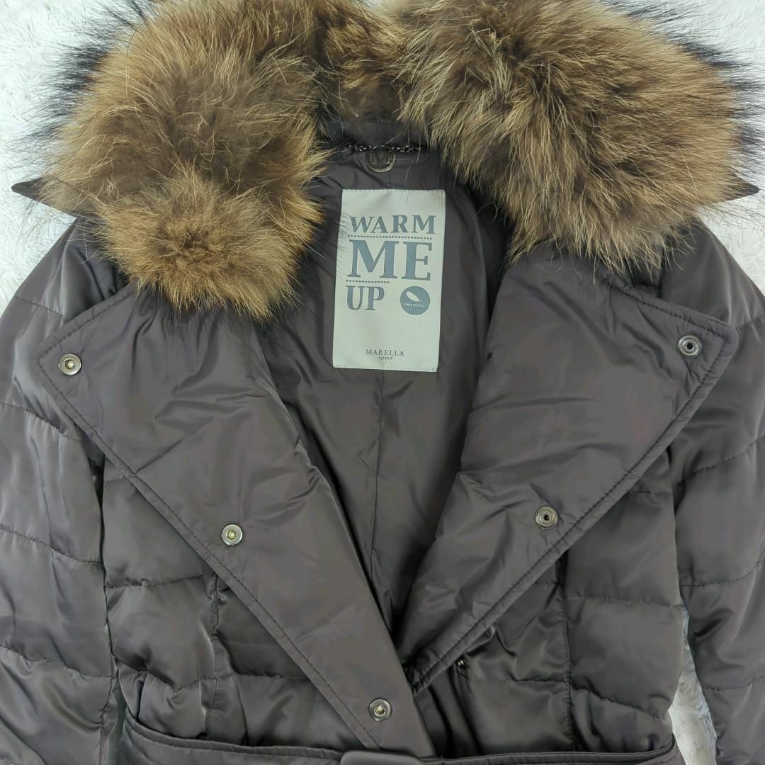 Max Mara - 美品✨マックスマーラ marella ファー付ダウンコート