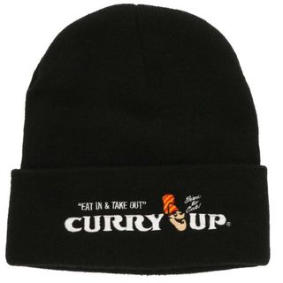 ヒューマンメイド(HUMAN MADE)のヒューマンメイド CURRY UP ロゴニットキャップ メンズ(ニット帽/ビーニー)