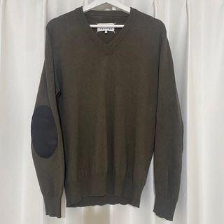 マルタンマルジェラ(Maison Martin Margiela)の【マルジェラ】エルボーパッチ  ニット Mサイズ(ニット/セーター)