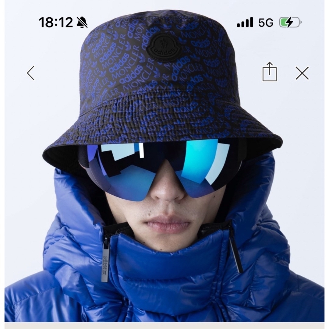 MONCLER - 完売品MONCLERXADIDASORIGINALS リバーシブルバケットハット