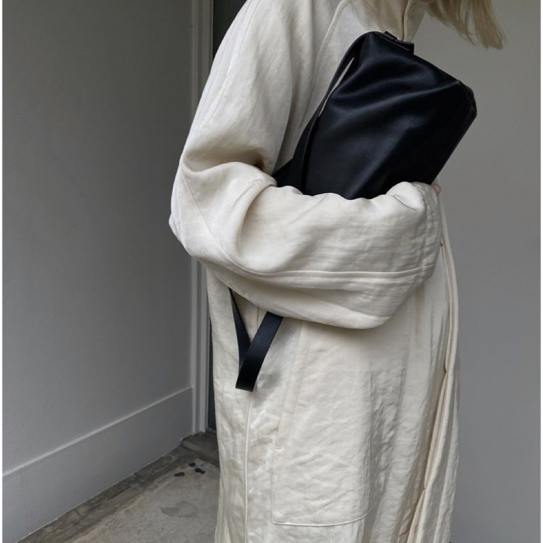 ENOF twill long coat ホワイト L ☆10/15迄限定値下げの通販 by 即