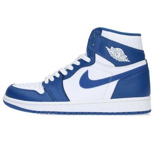 ナイキ(NIKE)のナイキ  AIR JORDAN 1 RETRO HIGH OG STORM BLUE 555088-127 エア ジョーダン1レトロハイオージーストームブルースニーカー メンズ 26.5cm(スニーカー)