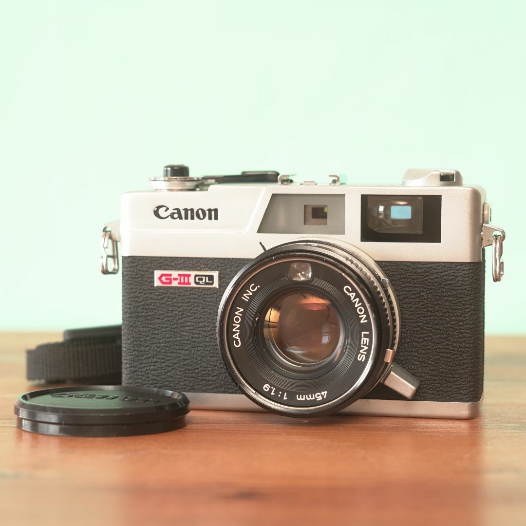 完動品◎CANON ニューキャノネットQL19 G-III フィルムカメラ 05