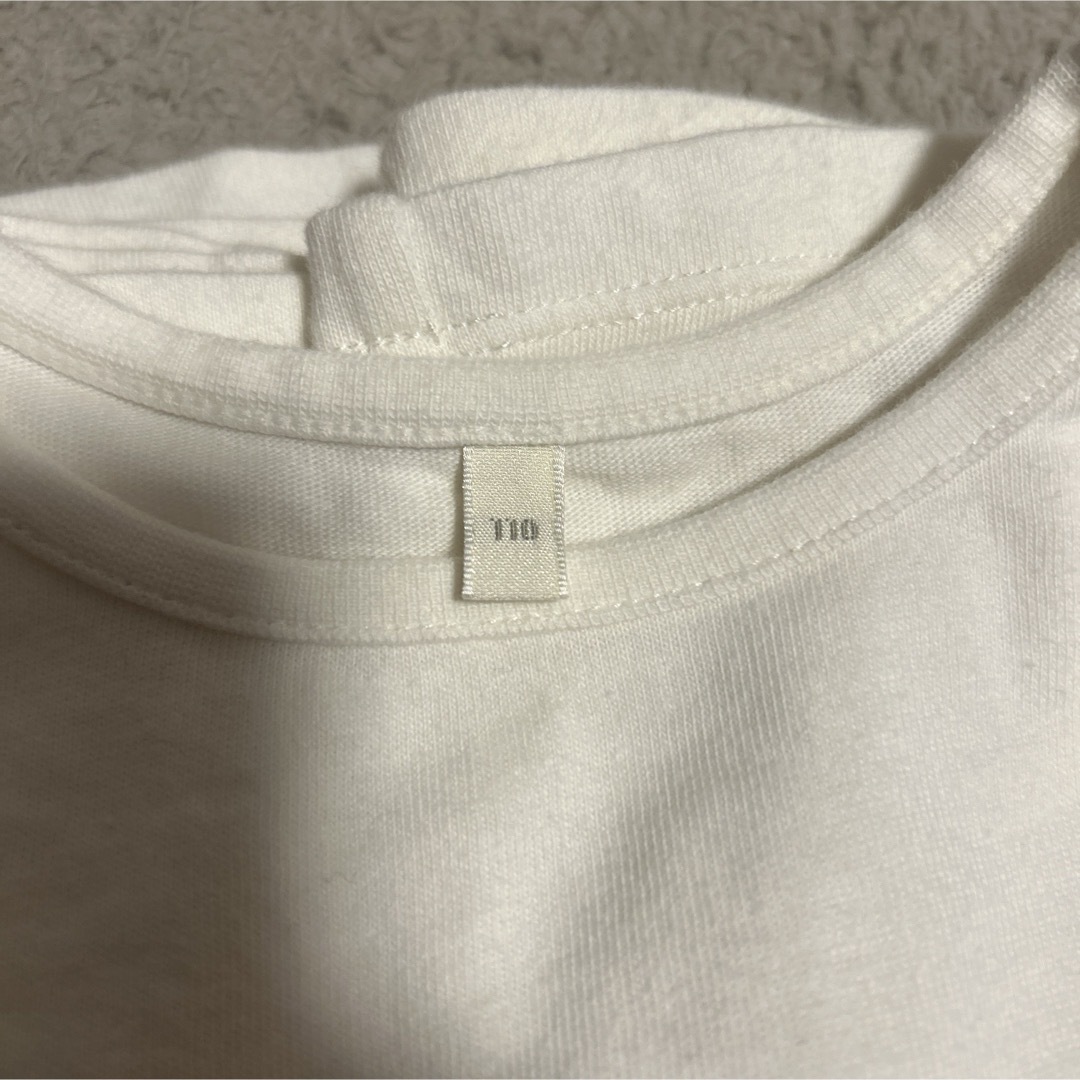GU(ジーユー)の長袖Tシャツ　110 キッズ/ベビー/マタニティのキッズ服女の子用(90cm~)(Tシャツ/カットソー)の商品写真