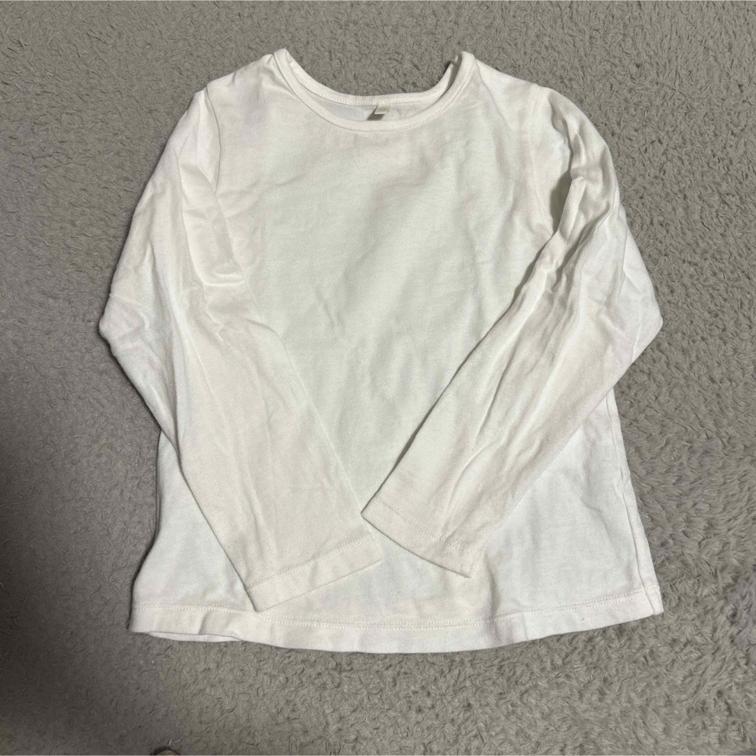 GU(ジーユー)の長袖Tシャツ　110 キッズ/ベビー/マタニティのキッズ服女の子用(90cm~)(Tシャツ/カットソー)の商品写真