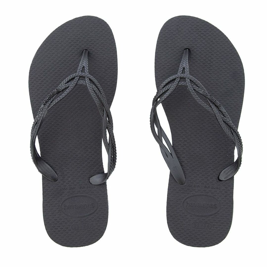 havaianas(ハワイアナス)の新品 23cm ★ ハワイアナス ビーチサンダル フラッシュスイート ブラック レディースの靴/シューズ(サンダル)の商品写真