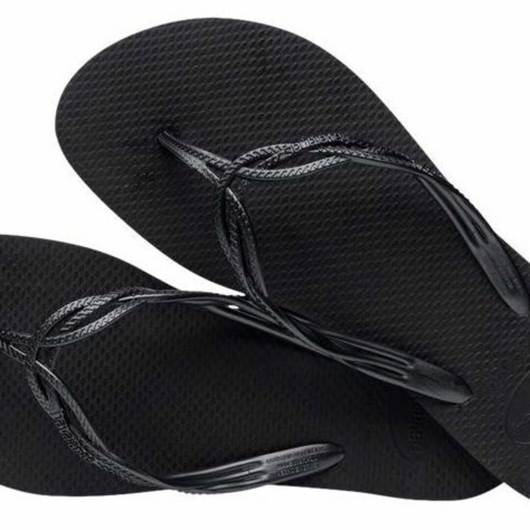 havaianas(ハワイアナス)の新品 23cm ★ ハワイアナス ビーチサンダル フラッシュスイート ブラック レディースの靴/シューズ(サンダル)の商品写真