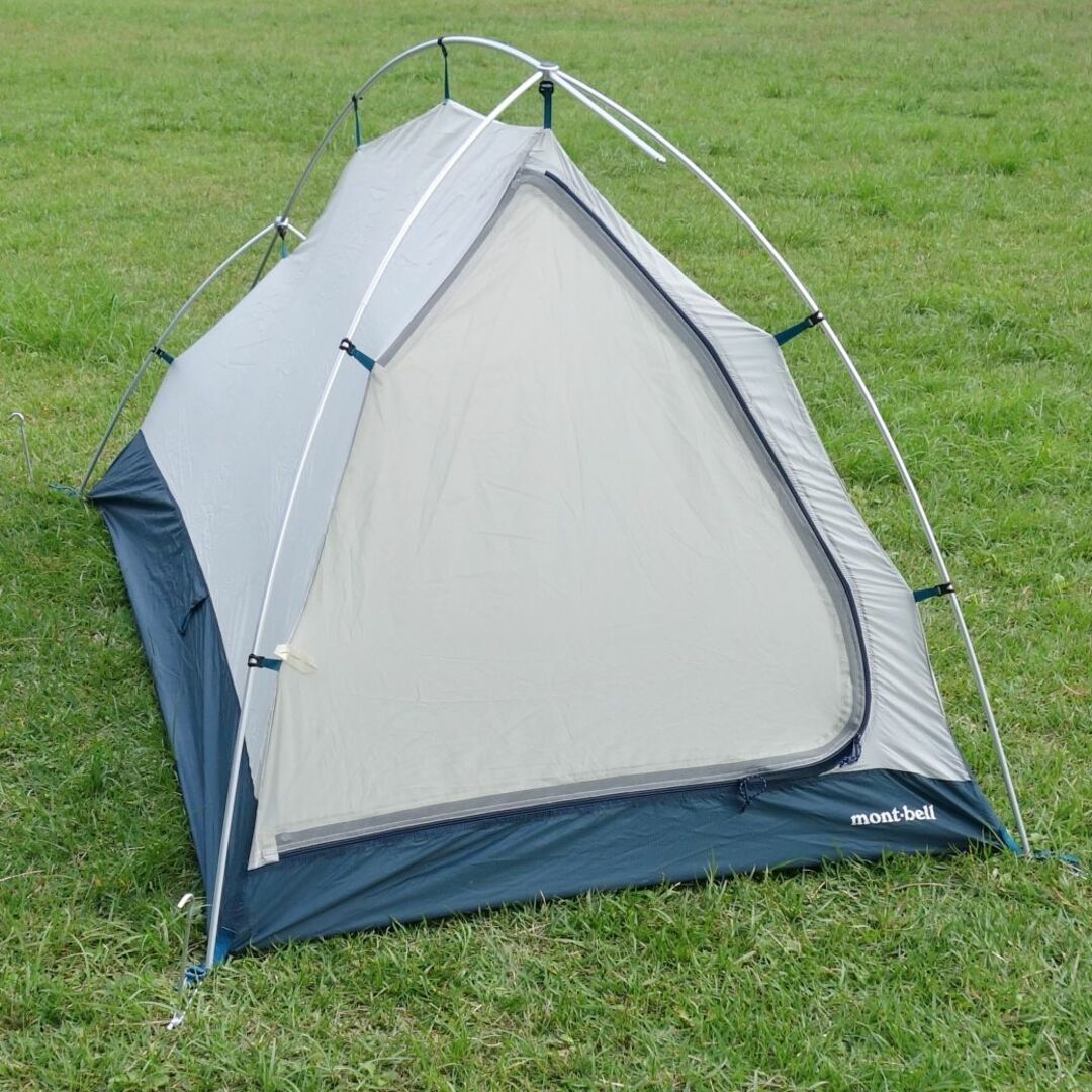 極美品 モンベル mont-bell テント Moonlight Tent 1 ムーンライト1 1122762 グランドシート付き ソロ 山岳テント キャンプ アウトドア