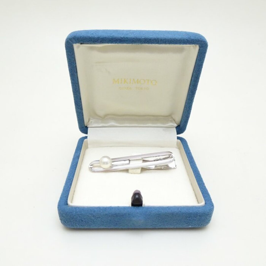 MIKIMOTO(ミキモト)のMIKIMOTO ミキモト ネクタイピン タイピン パール7.3ミリ 真珠 メンズ シルバー925/290539【中古】【BJ】 メンズのファッション小物(ネクタイピン)の商品写真