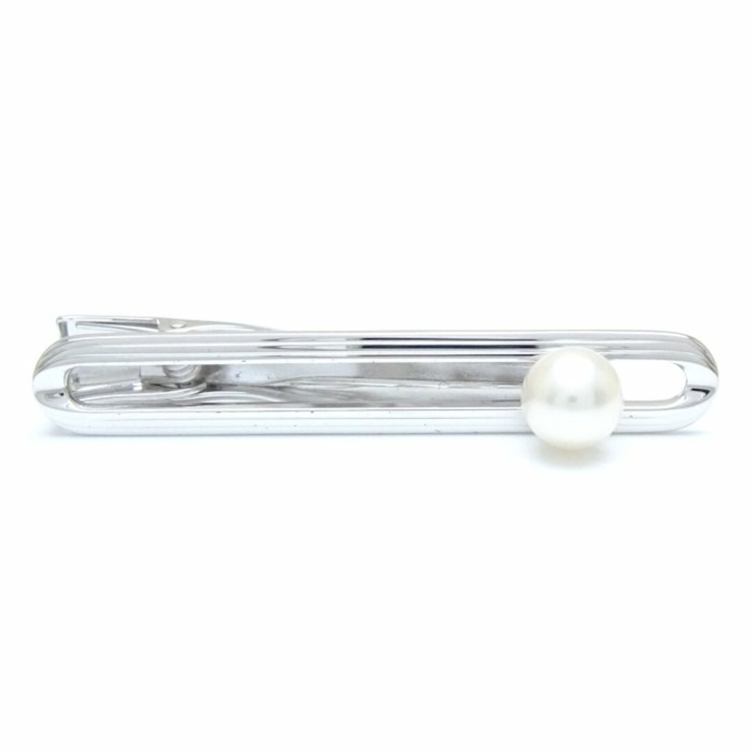 MIKIMOTO ミキモト ネクタイピン タイピン パール7.3ミリ 真珠 メンズ シルバー925/290539【中古】【BJ】