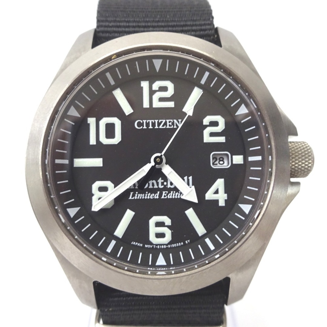 シチズン 腕時計 プロマスター モンベルコラボ E168-S113482 ブラック Ft1141641のサムネイル
