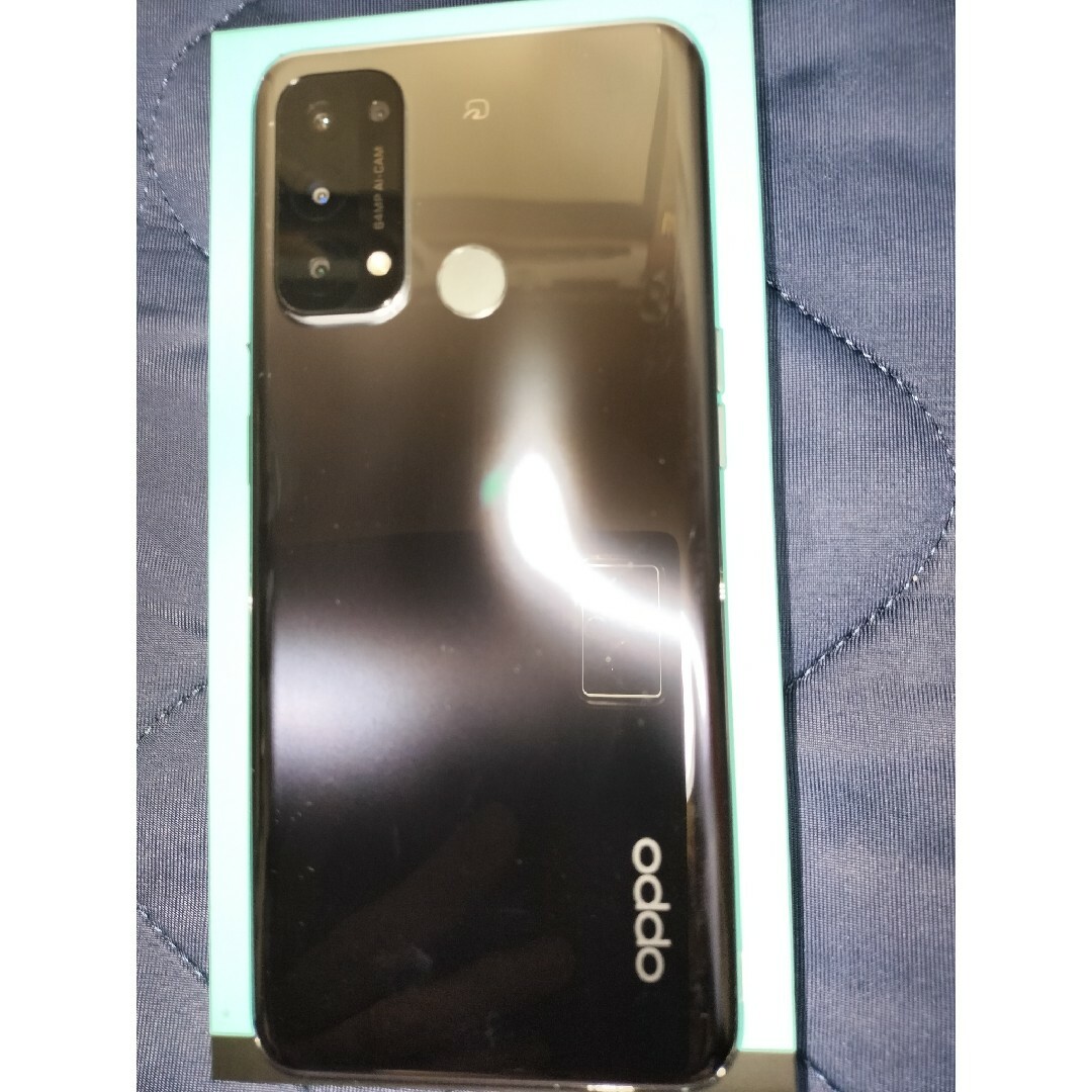 OPPO(オッポ)のOPPO RENO5 A NA SIMフリー スマートフォン シルバーブラック スマホ/家電/カメラのスマートフォン/携帯電話(スマートフォン本体)の商品写真