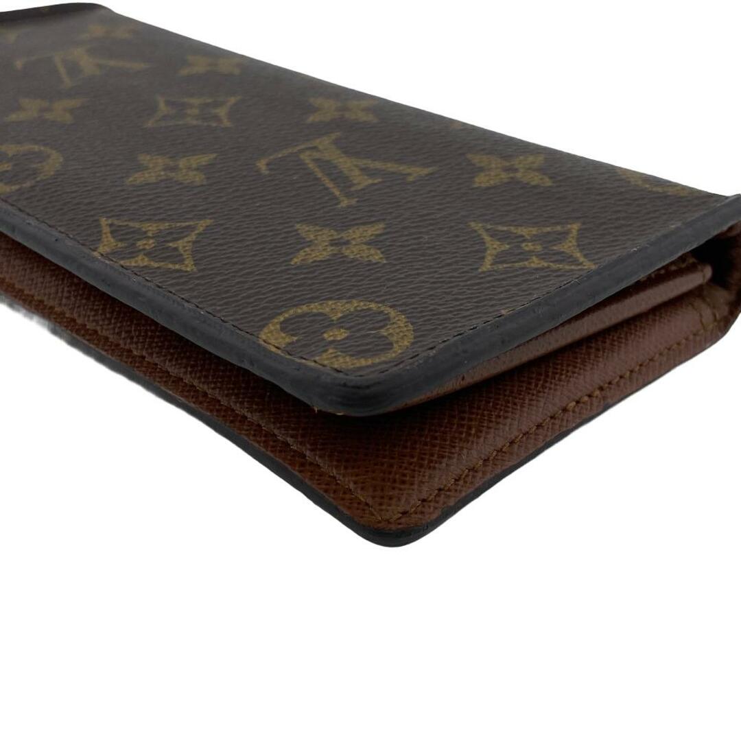 ルイヴィトン LOUIS VUITTON 長財布
 モノグラム ポルトフォイユブラザ M66540 ブラウン 3