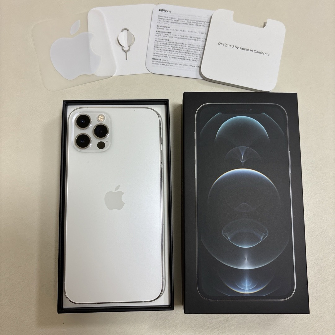 iPhone - iPhone 12 pro シルバー 128 GB SIMフリーの通販 by だんぼ's