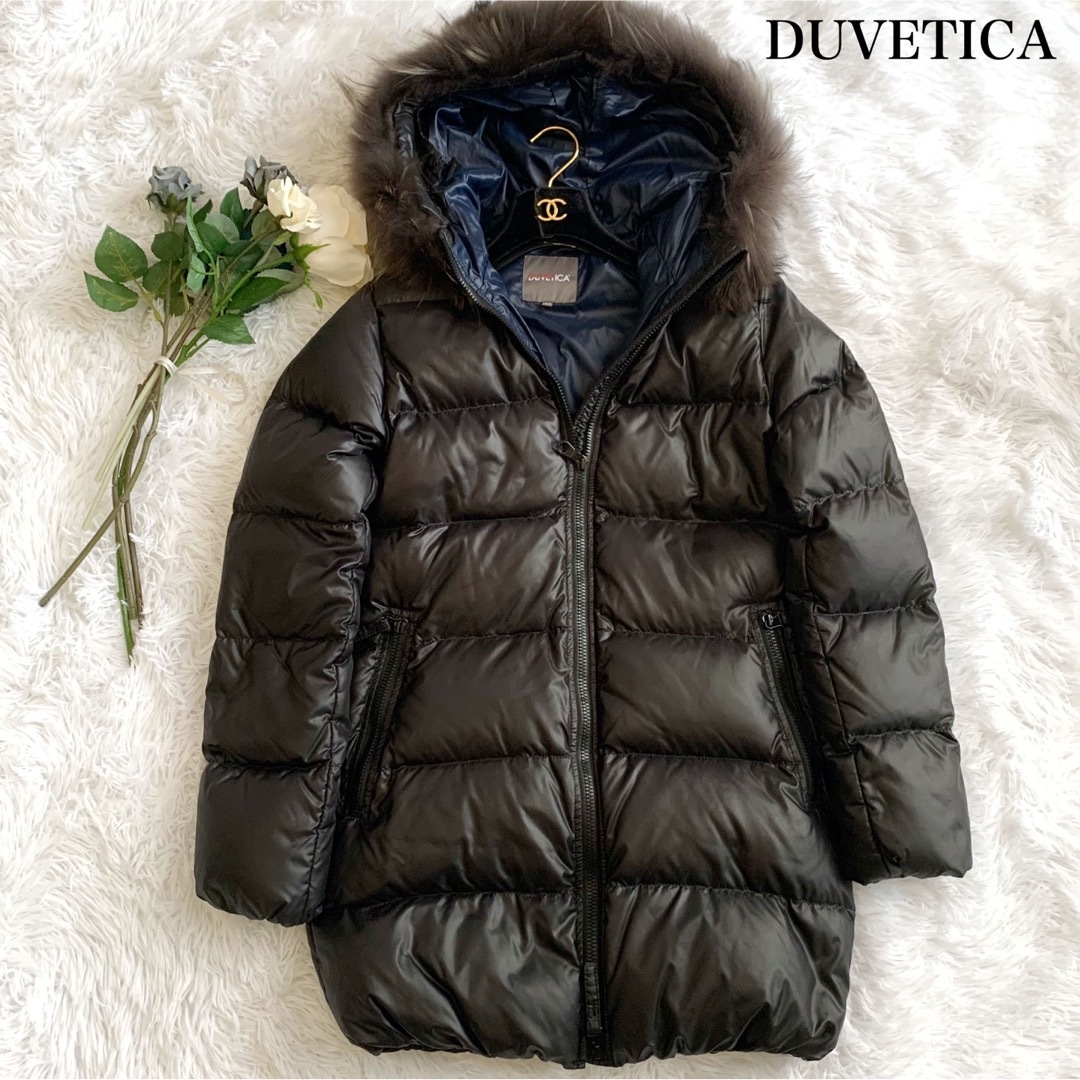 【良品】DUVETICA デュベティカ ロングダウン　kappa サイズ40 黒